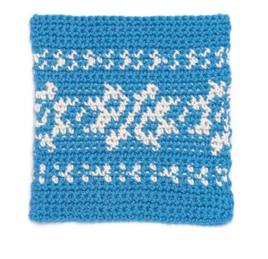 Stitchfinder: Crochet Block: Fair Isle
