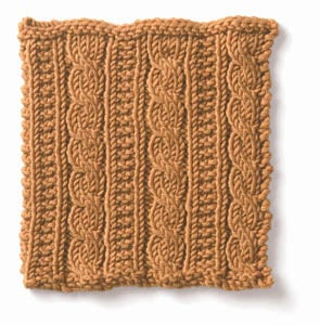 Knitting: Cable: Gingerbread