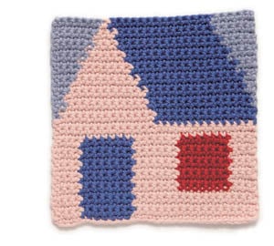 Crochet Block: Homestead