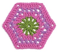 Crochet Motif 11: Hexagon