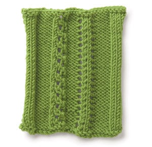 Knitting Pattern: Pair of Eyelets
