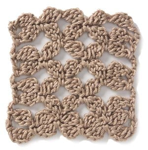 Crochet Stitch: Petal Mesh
