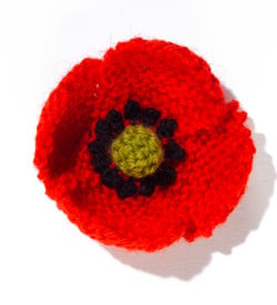Knit Flower: Field Poppy