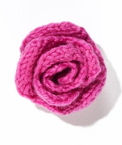 Knit Flower: Rose