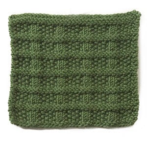 Knitting Pattern: Seed Stitch Blocks