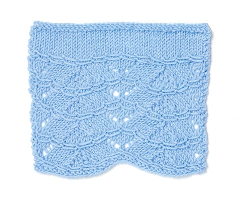 Knit Lace: Slip-Stitch Ripples
