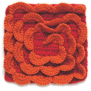 Crochet Block: Spiral