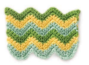Crochet Stitch: Striped Chevrons