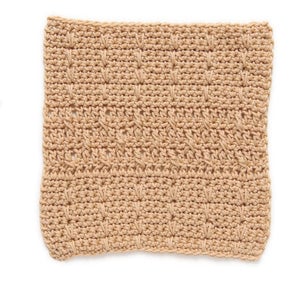 Crochet Block: Textured Stripe