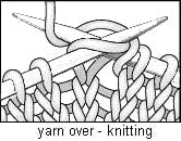 Yarn Over, when knitting